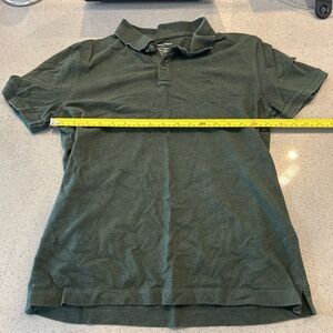 Banana Republic Forest Green Slim Fit Polo